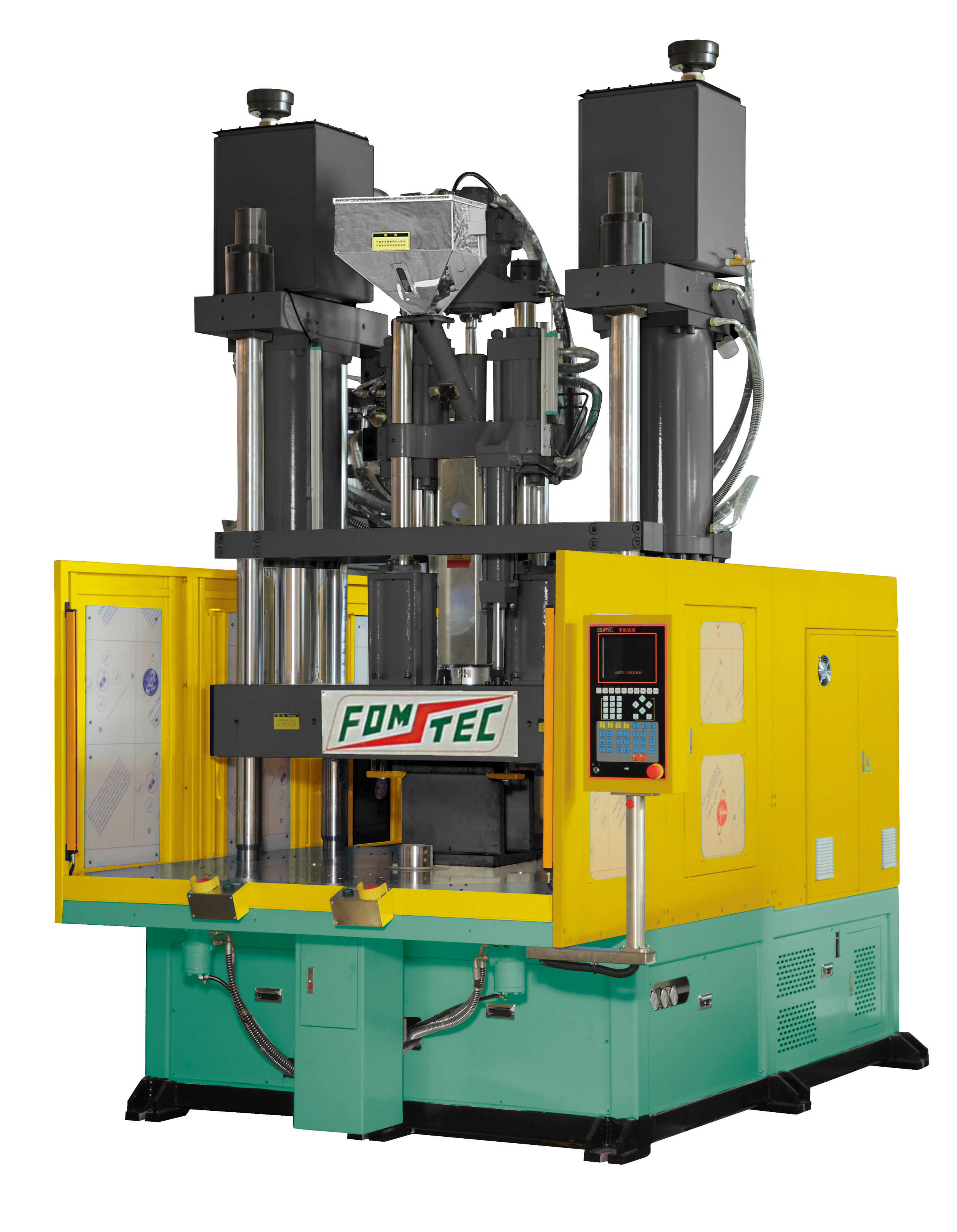 Direct-clamping two-platen series