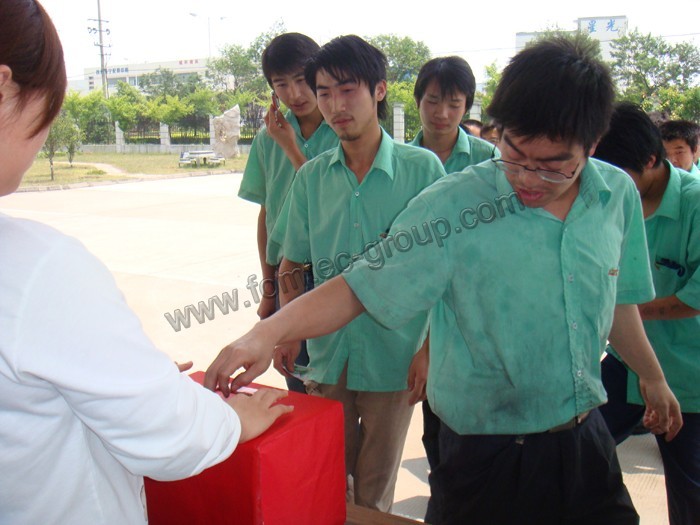 A letter of thanks to all employees for their contributions to earthquake relief